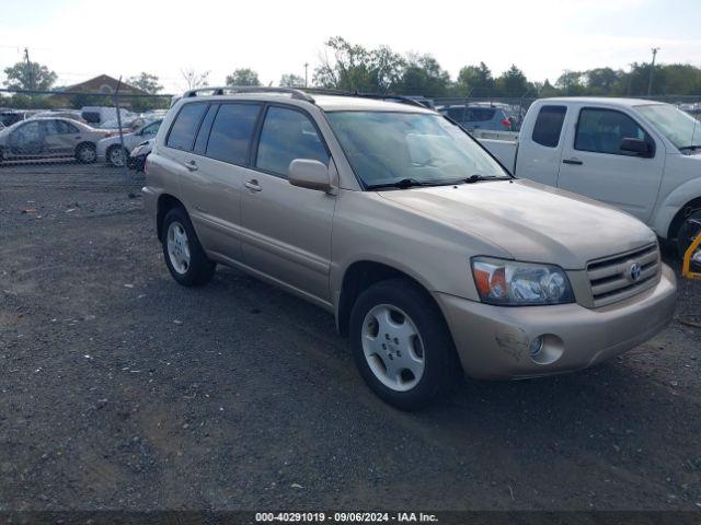  Salvage Toyota Highlander