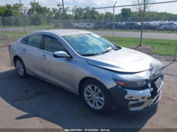  Salvage Chevrolet Malibu