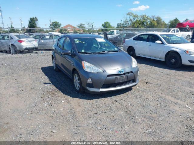  Salvage Toyota Prius c