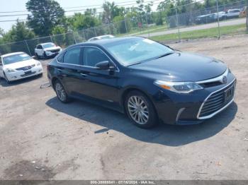  Salvage Toyota Avalon Hybrid