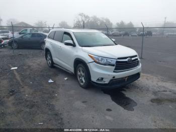  Salvage Toyota Highlander