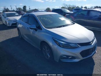  Salvage Chevrolet Cruze