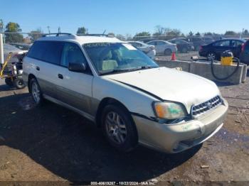  Salvage Subaru Outback