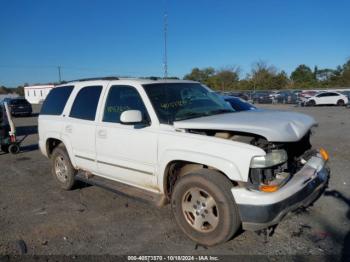  Salvage Chevrolet Tahoe