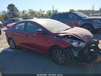  Salvage Hyundai ELANTRA