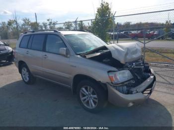  Salvage Toyota Highlander