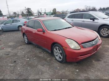  Salvage INFINITI G35