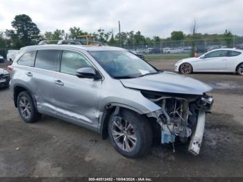  Salvage Toyota Highlander