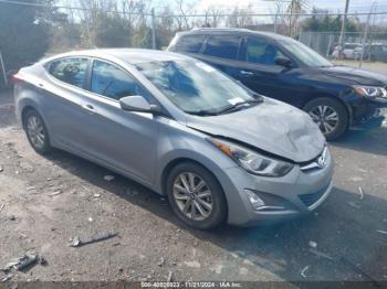  Salvage Hyundai ELANTRA