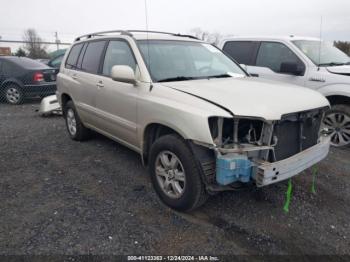  Salvage Toyota Highlander