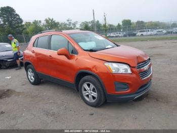  Salvage Chevrolet Trax