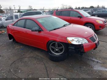  Salvage Pontiac G6