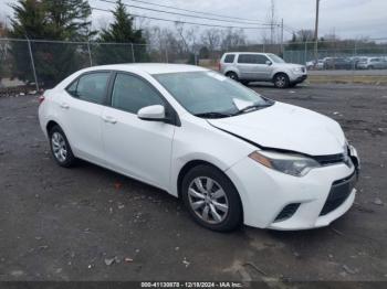  Salvage Toyota Corolla