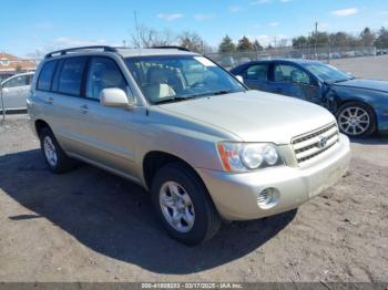  Salvage Toyota Highlander