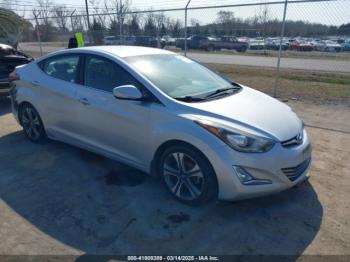  Salvage Hyundai ELANTRA