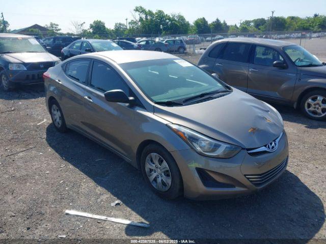  Salvage Hyundai ELANTRA
