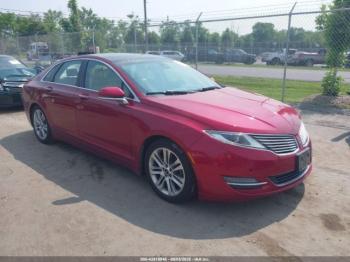  Salvage Lincoln MKZ Hybrid