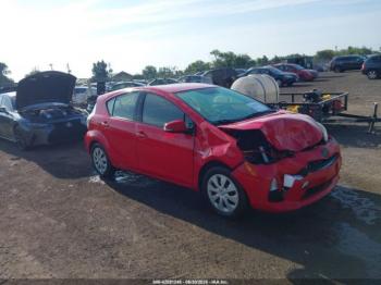  Salvage Toyota Prius c