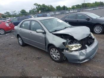  Salvage Toyota Corolla