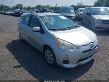  Salvage Toyota Prius c