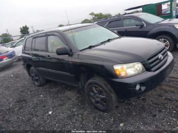  Salvage Toyota Highlander