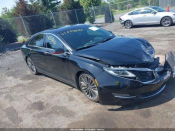  Salvage Lincoln MKZ Hybrid
