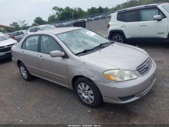  Salvage Toyota Corolla