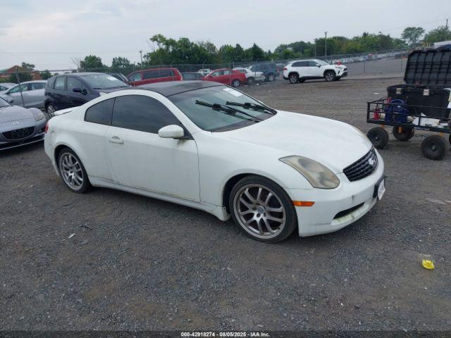  Salvage INFINITI G35