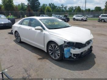  Salvage Lincoln MKZ