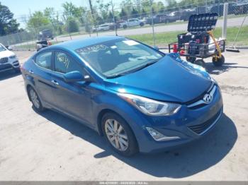  Salvage Hyundai ELANTRA
