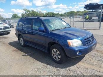  Salvage Toyota Highlander