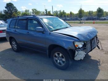  Salvage Toyota Highlander