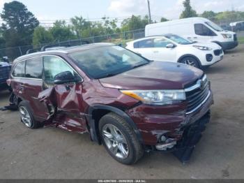  Salvage Toyota Highlander