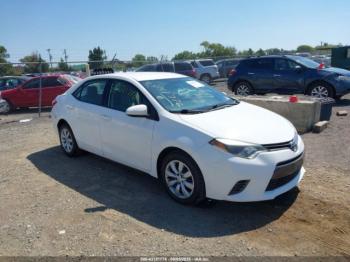  Salvage Toyota Corolla