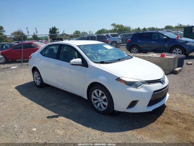  Salvage Toyota Corolla