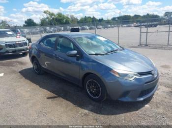 Salvage Toyota Corolla