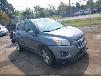  Salvage Chevrolet Trax