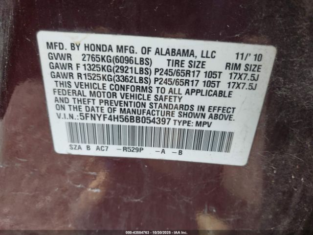 Honda Pilot Exl Image 19