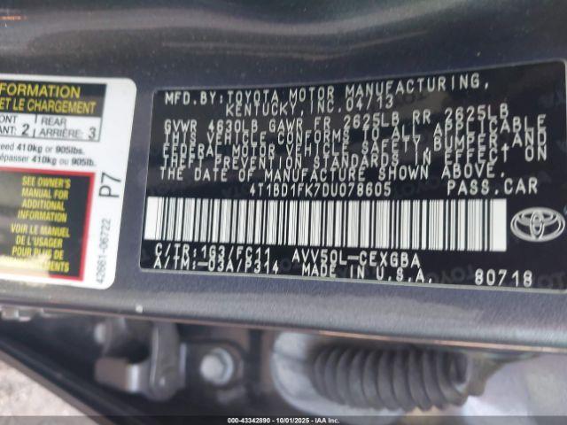 Toyota Camry Xle Image 16