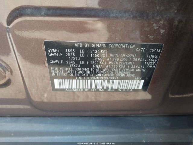 Subaru Outback 2.5i Premium Image 5