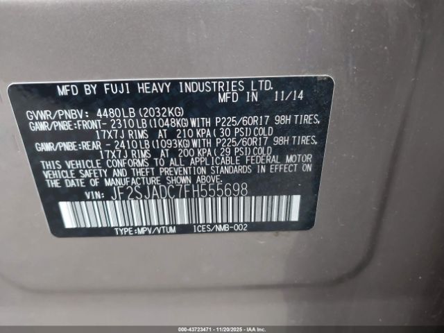 Subaru Forester 2.5i Premium Image 11