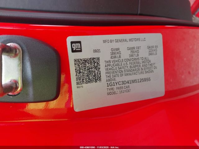 Chevrolet Corvette Rwd  3lt Image 6