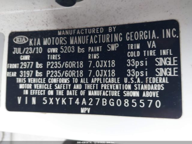 Kia Sorento Lx V6 Image 6