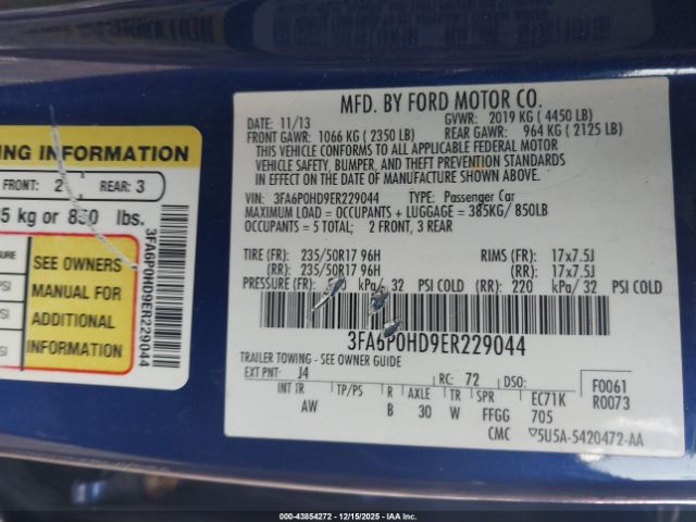 Ford Fusion Se Image 3