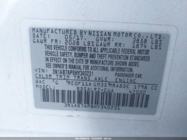 Nissan Sentra Sr Image 9