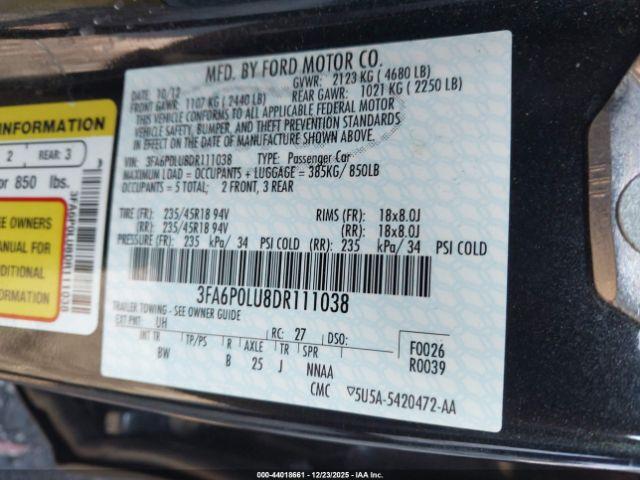 Ford Fusion Se Image 12