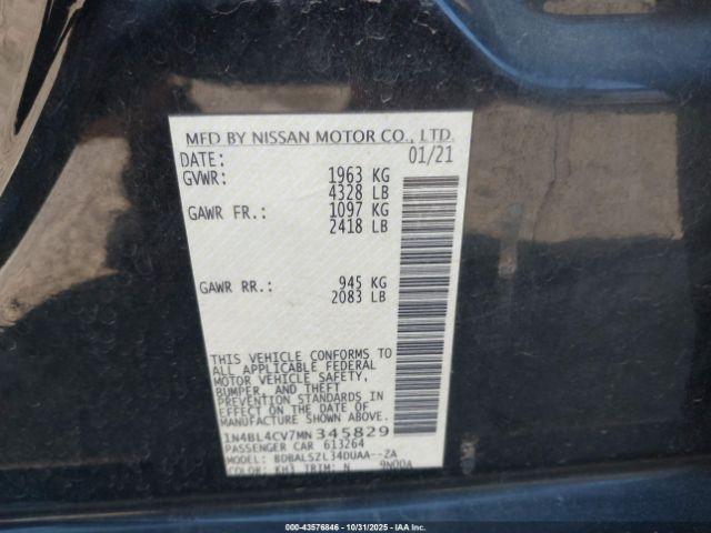 Nissan Altima Sr Fwd Image 4