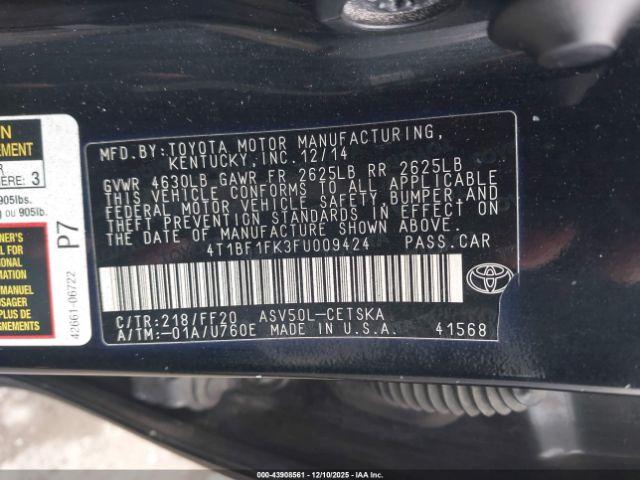 Toyota Camry Se Image 7