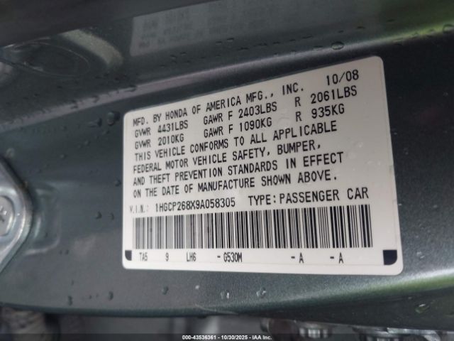 Honda Accord 2.4 Ex-l Image 17