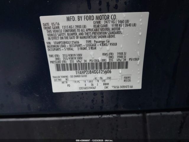 Ford Taurus Limited Image 4